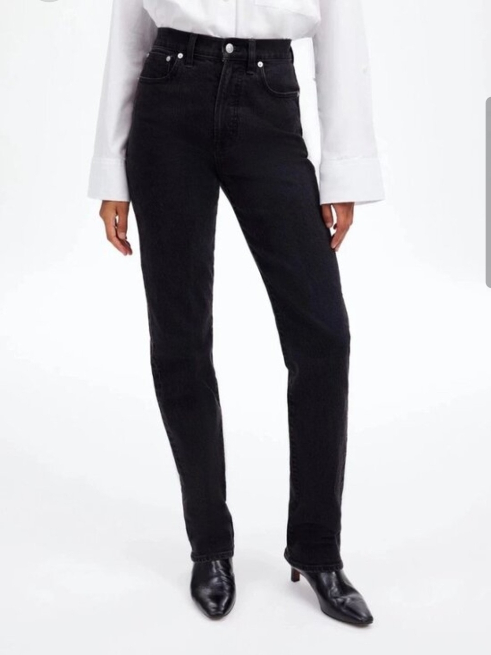 Madewell The ’90s Straight Jeans in Belmere Wash, size 29
